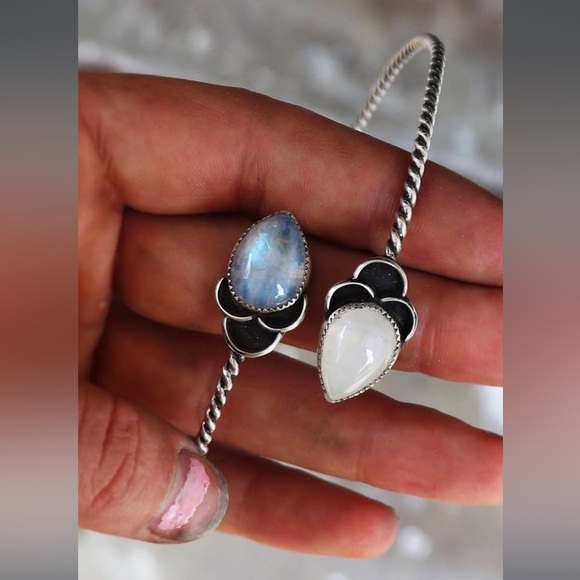 RESERVED - TRADE - Hannah Maed Levy Love Stoned Moonstone Choker🦄 - Picture 3 of 9